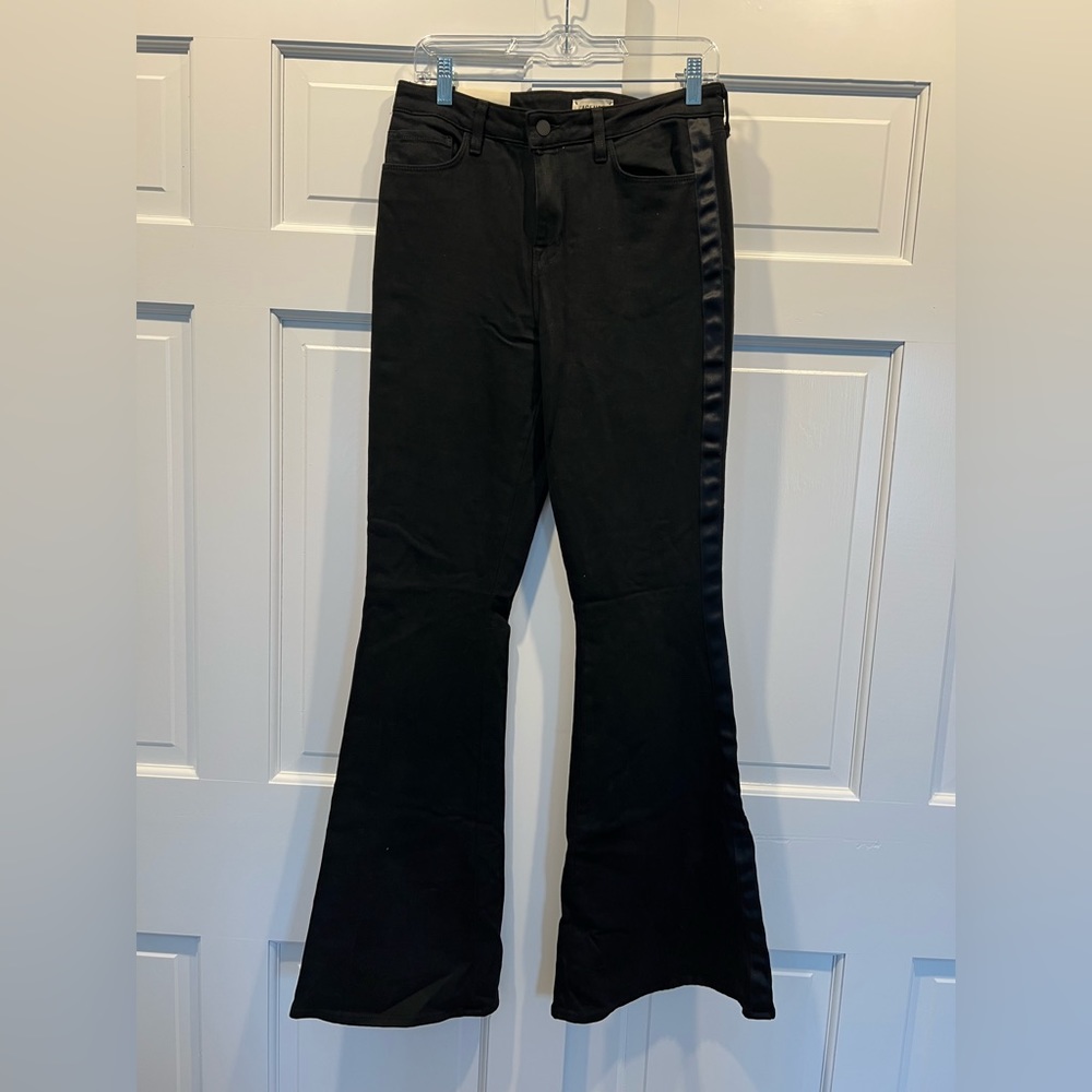 L’AGENCE Solana Black Flare Jeans Size 29 NWT
